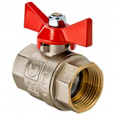 Кран шаровый 3/4" Ду 20 Ру 40 ВН/ВН бабочка 