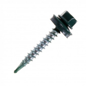 Саморез кровельный 4,8*35 (RAL 6005 зелёный)