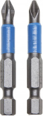 Биты Е 1/4" РН №2, 50мм, 2 шт STAYER PROFI