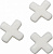 Крестики для кафеля 6 мм STAYER 3380-6 75 шт